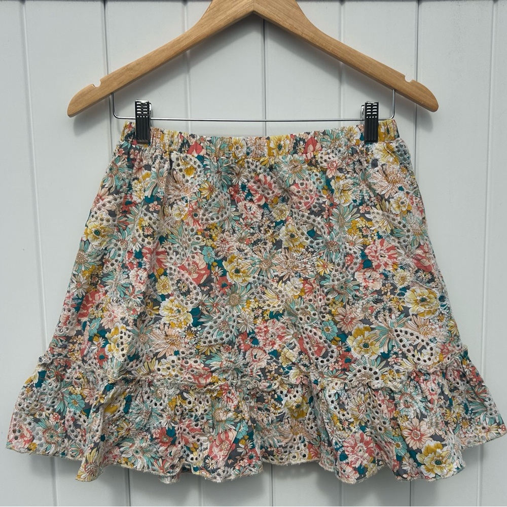 Floral Print Skirt